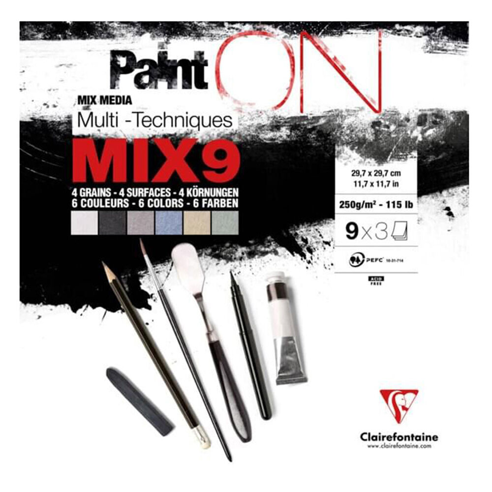 Clairefontaine 975704C U2013 A Glued Pad Of Paint'On Drawing Paper 30