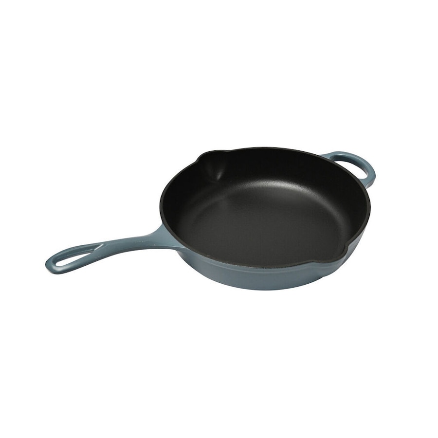 Classica Cast Iron Skillet Kitchen Cooking Frying Pan Cookware 28cm Warm Blue