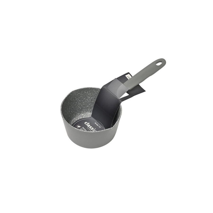 Classica Mini Milk Pot Round Non-Stick Sauce Pan Kitchen Cookware 12 cm Grey