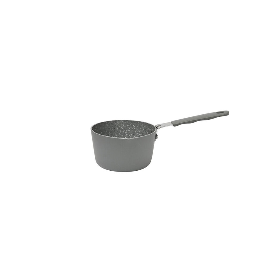 Classica Mini Milk Pot Round Non-Stick Sauce Pan Kitchen Cookware 12 cm Grey