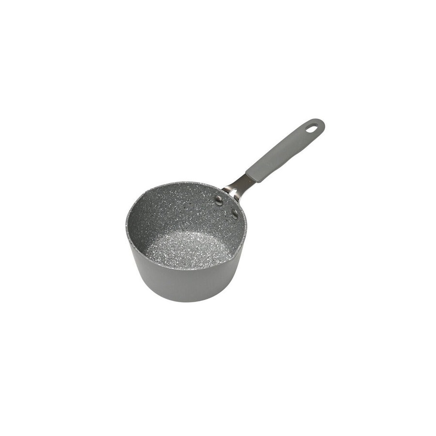 Classica Mini Milk Pot Round Non-Stick Sauce Pan Kitchen Cookware 12 cm Grey