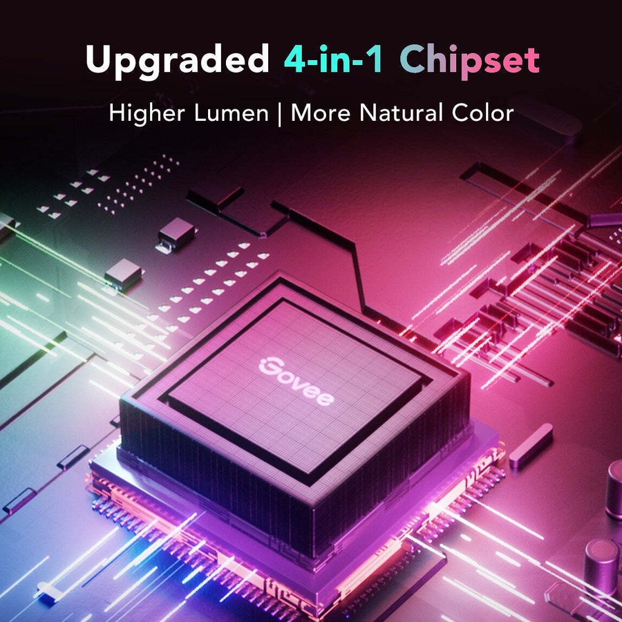 Govee RGBIC Smart LED Light Strip Lightstrip M1 Extension Kit 1M