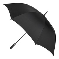 Clifton Golf Esquire 132cm Auto Open Windproof Umbrella UPF 50+ UV Shade Black