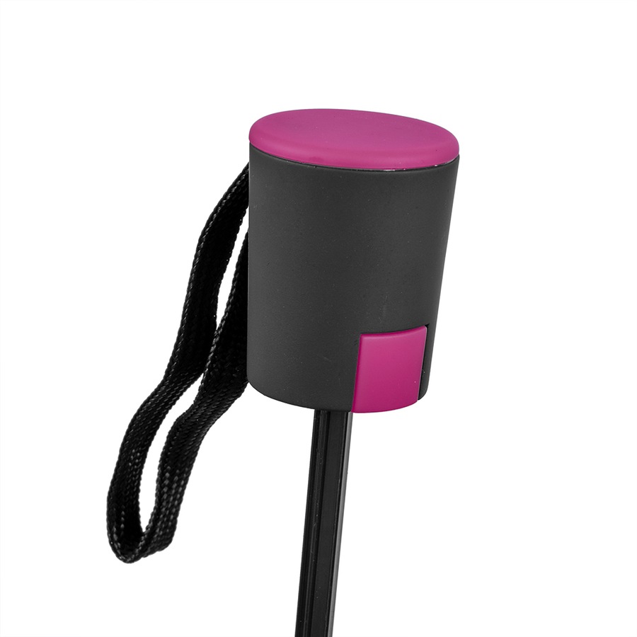 Clifton UPF50+ Auto Open Fashion Folding Wind Resistant Umbrella Deep Pink