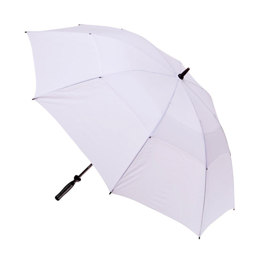 Clifton Windpro Golf 136cm Manual Open Vented Windproof UPF50+ UV Umbrella White