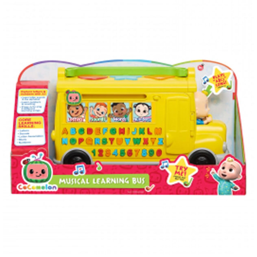 Cocomelon Learning Bus Toddler 18m+ Educational Interactive Alphabet Sound Toy 