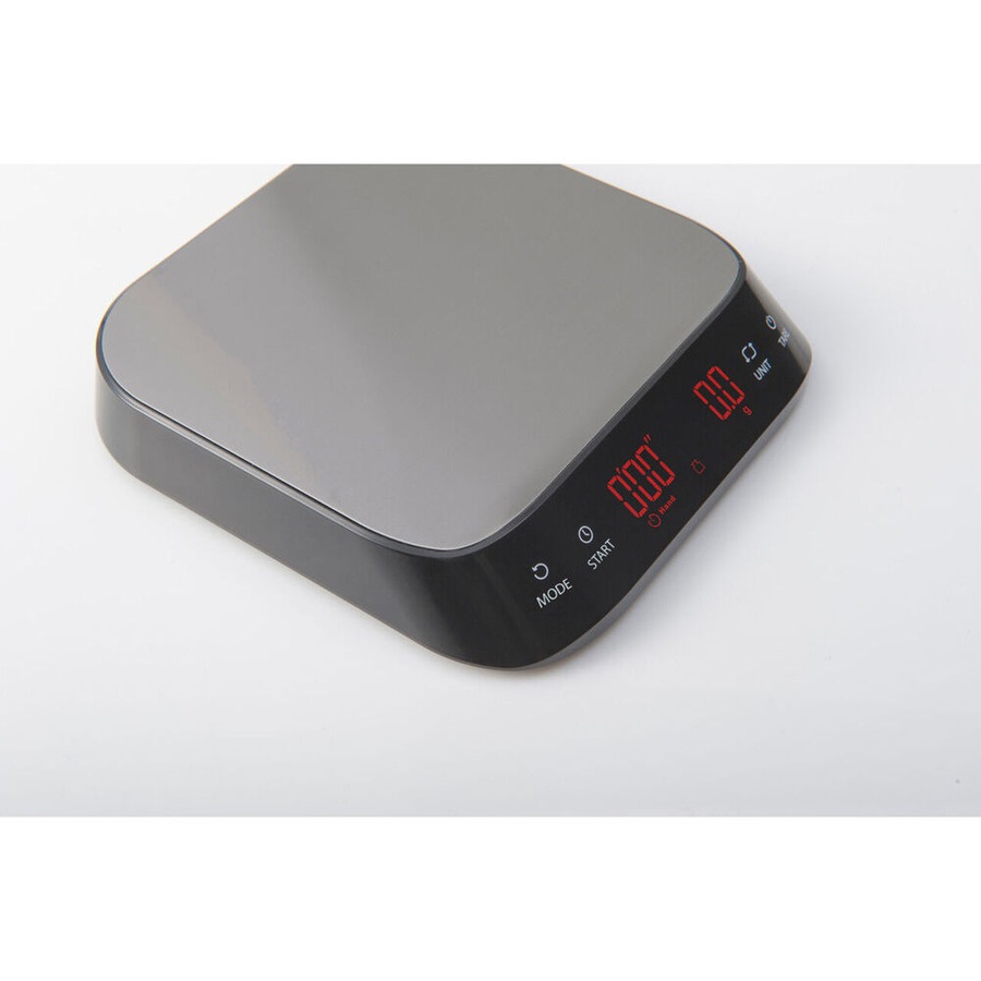 Coffee Culture Stainless Steel 3kg/16.5cm Digital Coffee Weighing Scale Silver