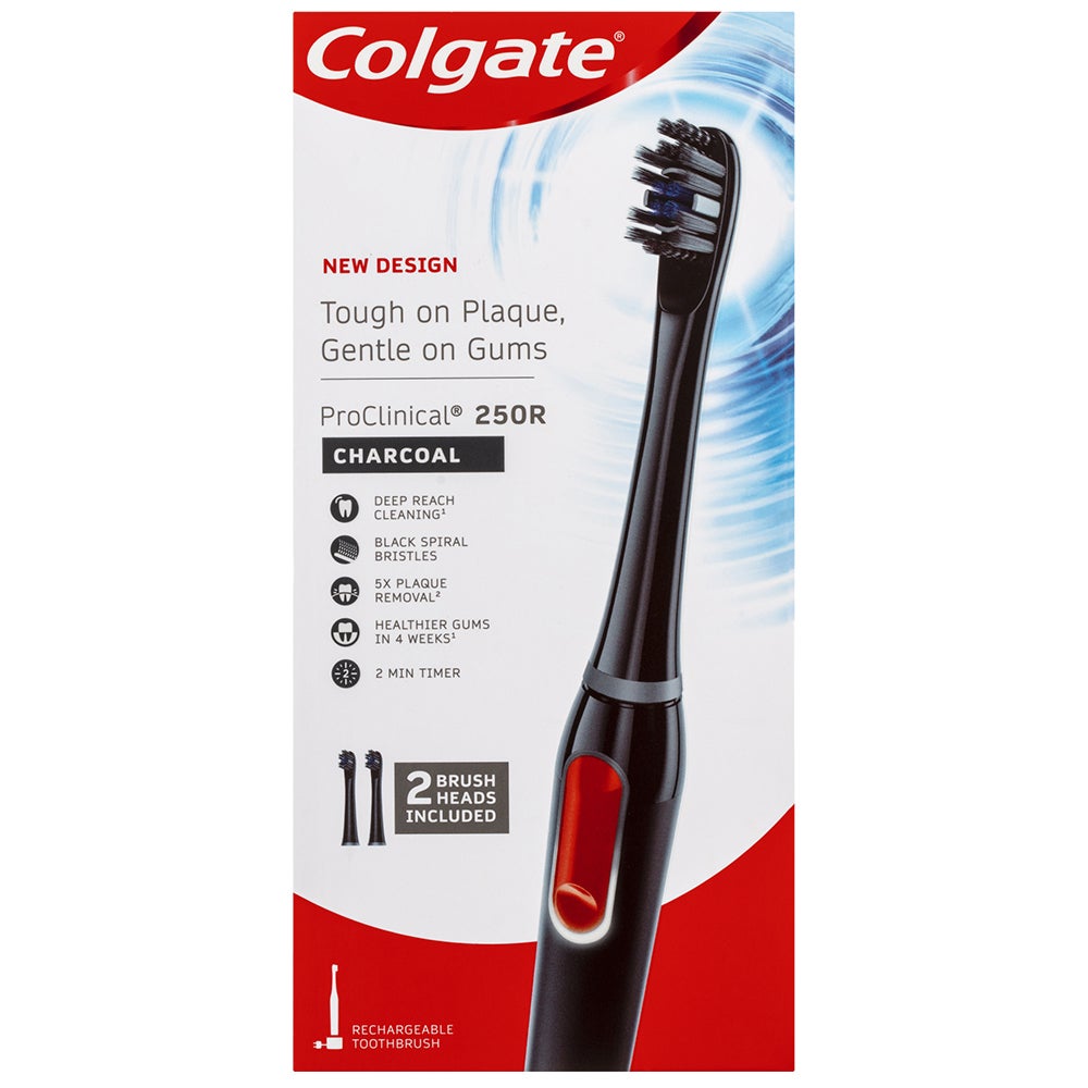 Colgate ProClinical 250R Charcoal Soft Bristles Electric Rechargeable Toothbrush