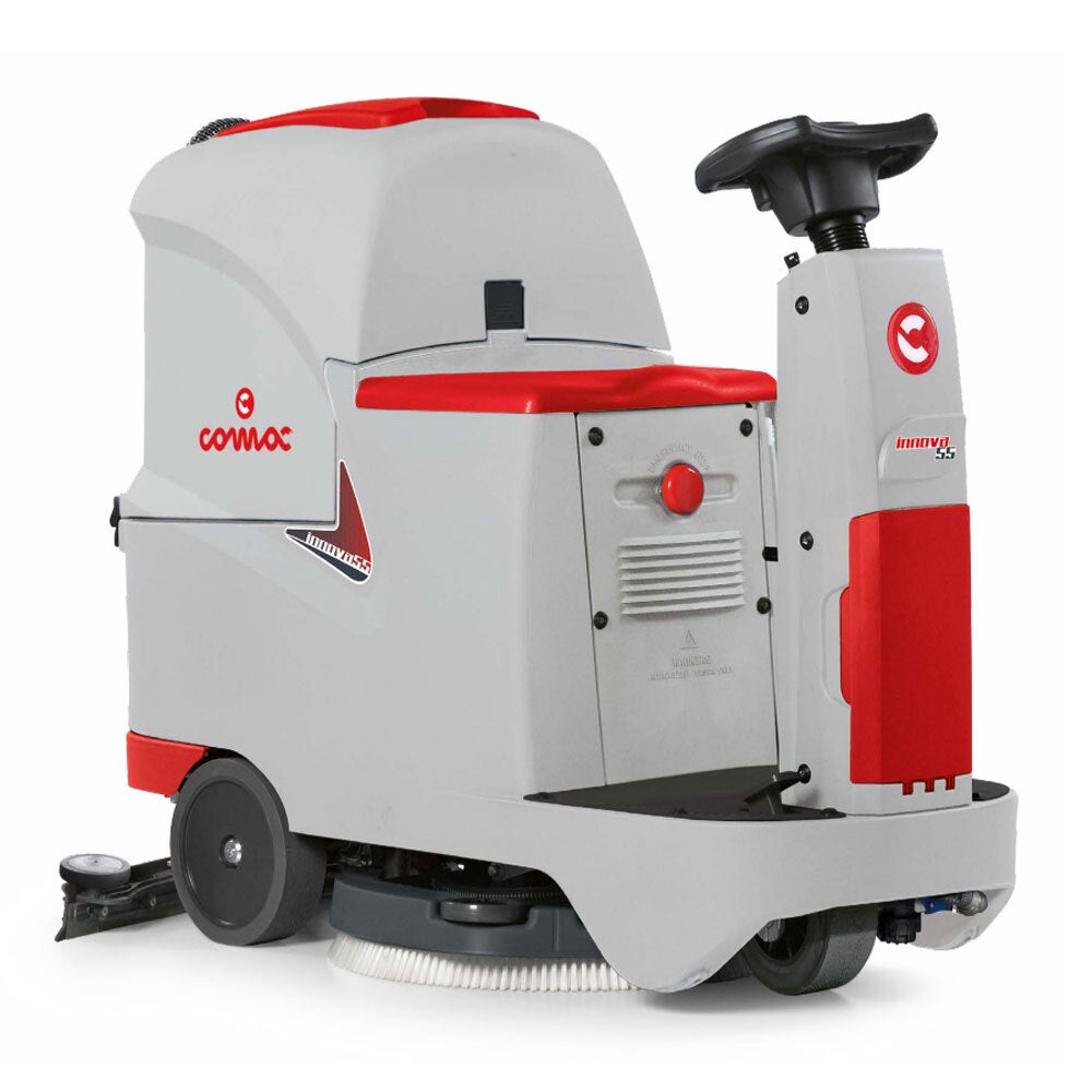 Comac Innova 55BT Electric Ride On Scrubber Cleaner Machine w/Battery/Hard Floor