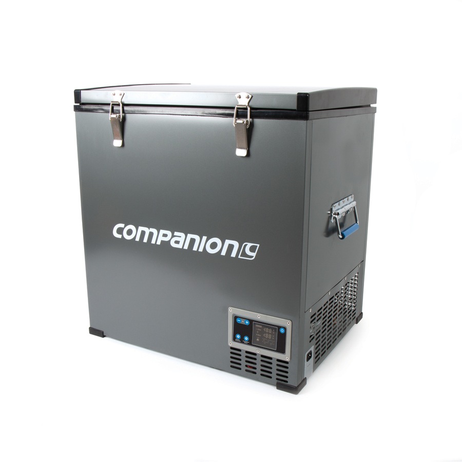Companion Portable 75L/38cm Single Zone Fridge Outdoor Camping Freezer Grey