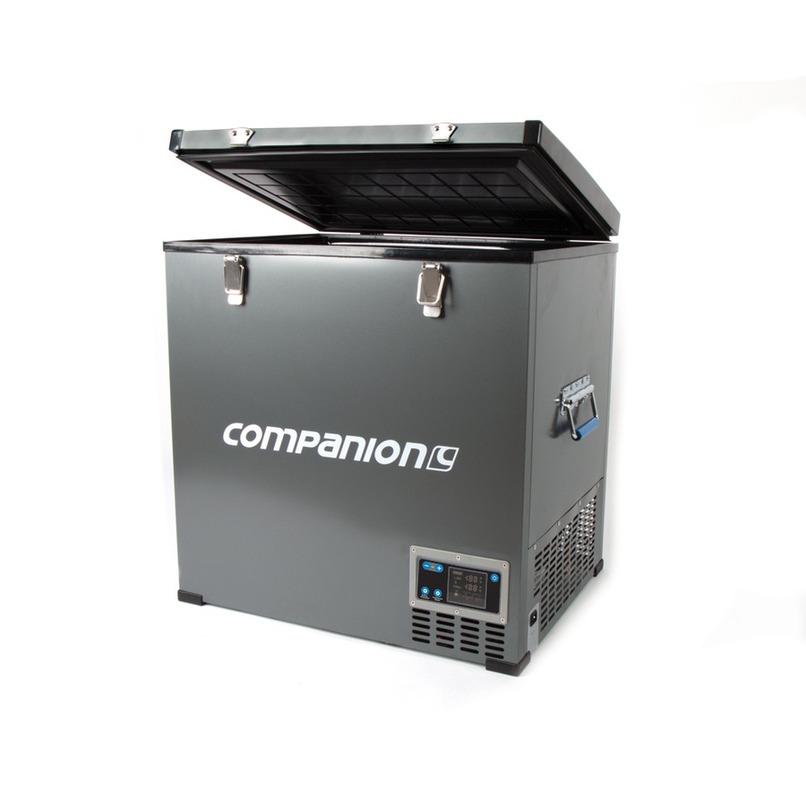 Companion Portable 75L/38cm Single Zone Fridge Outdoor Camping Freezer Grey