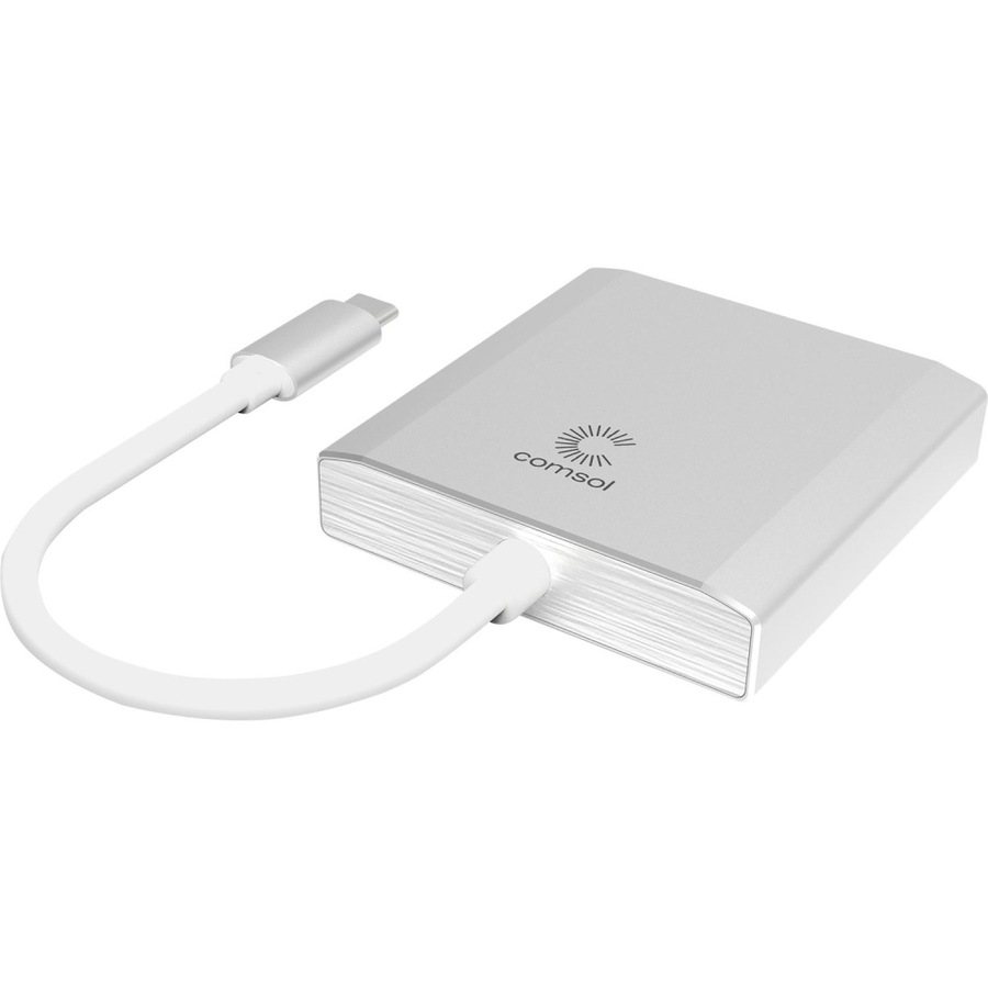 Buy Comsol USB-C to Dual 4K HDMI Monitor Computer Adaptor Silver ...
