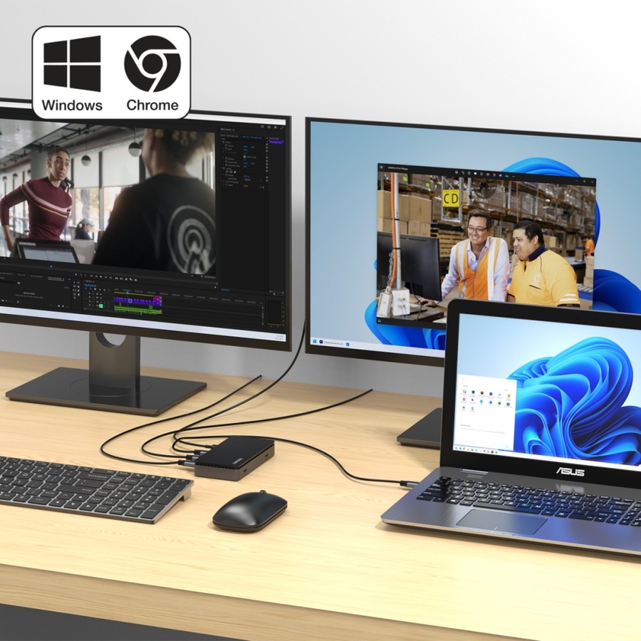 Comsol USB4 Dual Monitor Multiple USB-C Ports Docking Station 4K/8K Support