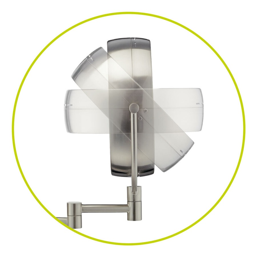 Conair Body Benefits 21.6cm Aura LED Wall Mounted/Adjustable Makeup Mirror