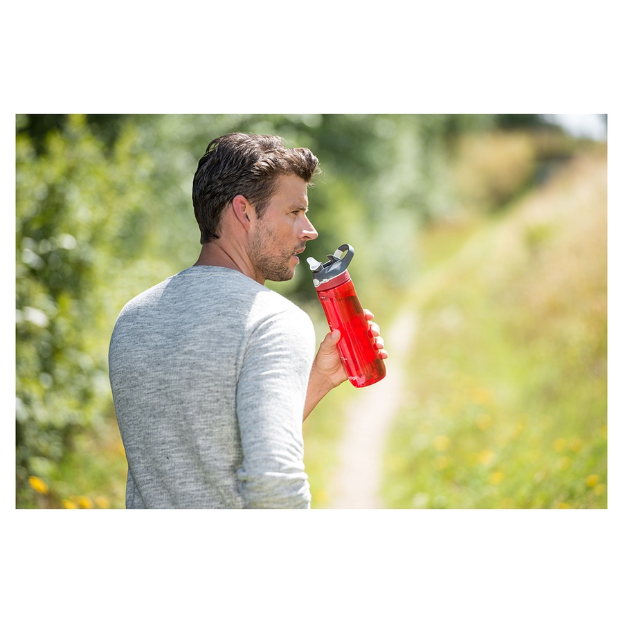 Contigo 709ml Ashland Autospout Sports Leakproof Plastic Water Bottle Sangria
