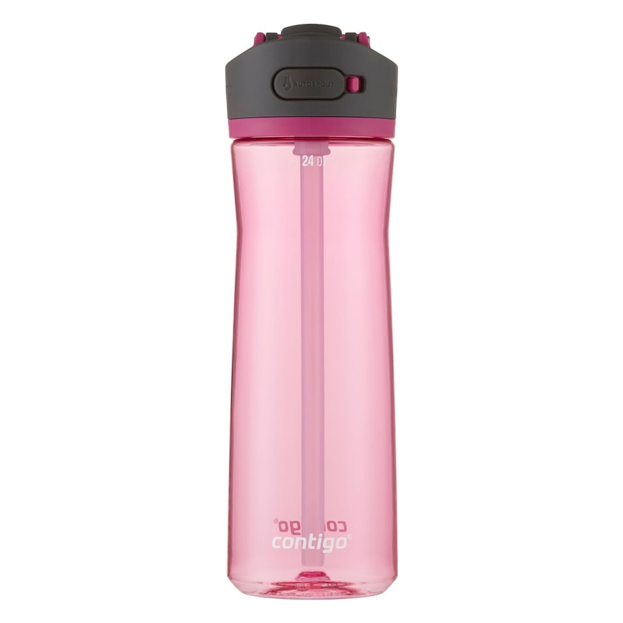 Contigo Ashland 2.0 Autospout 709ml Plastic Water Bottle Container Dragon Fruit