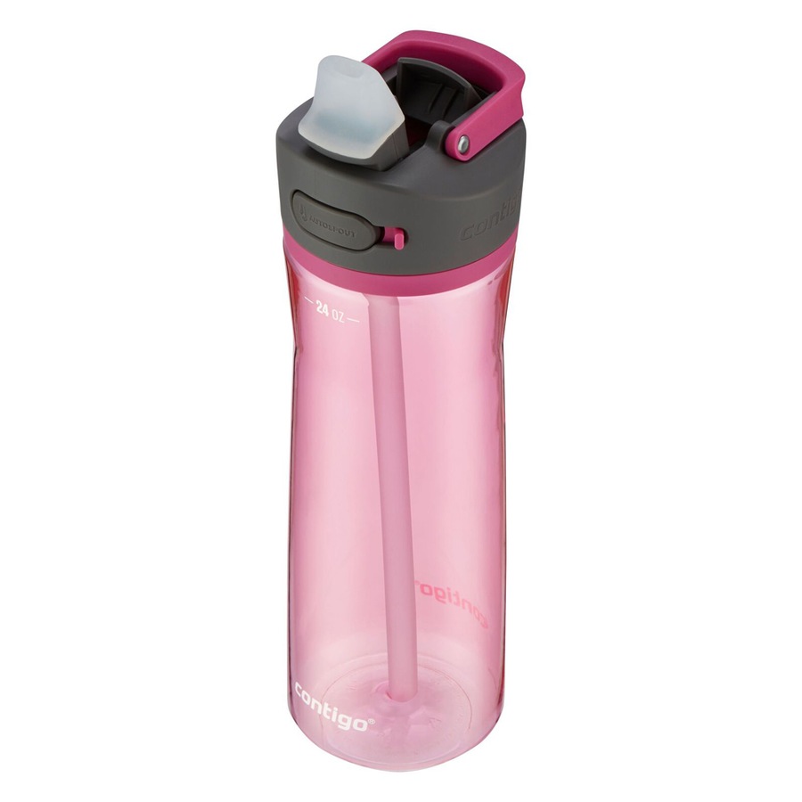 Contigo Ashland 2.0 Autospout 709ml Plastic Water Bottle Container Dragon Fruit