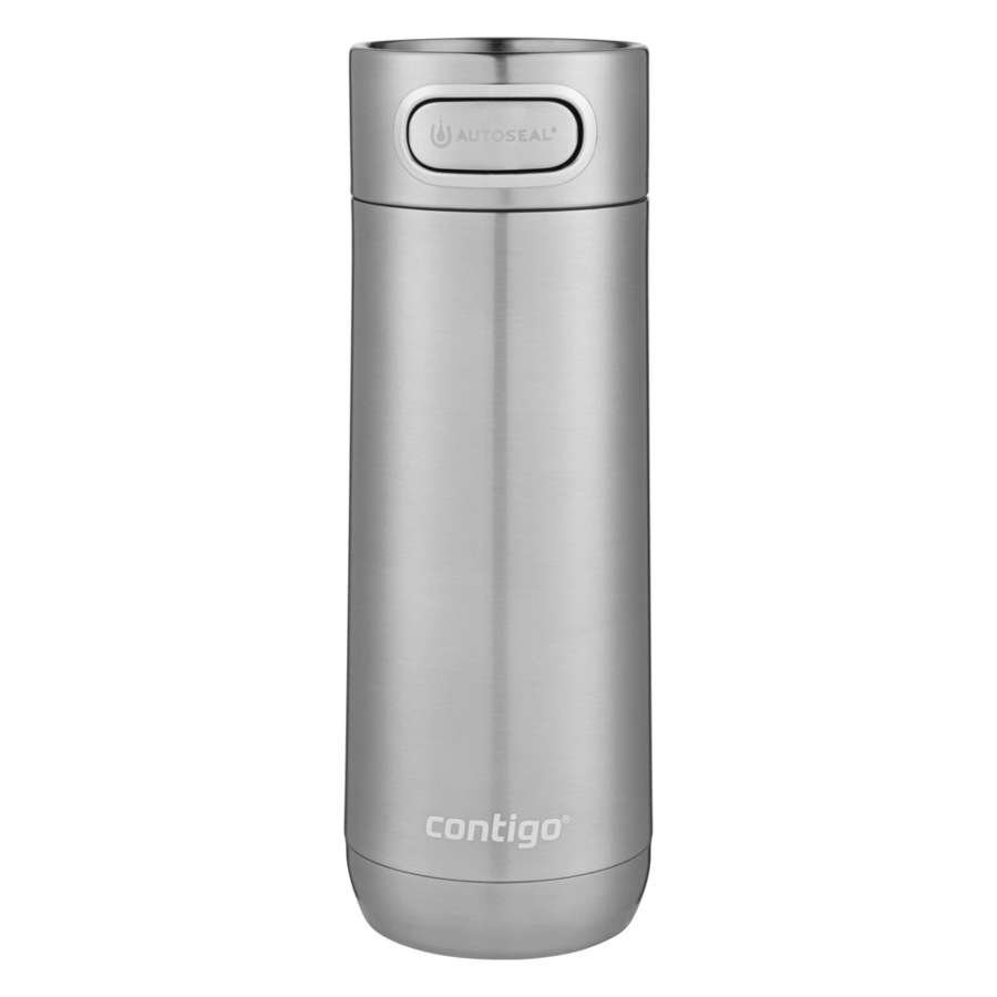 Contigo Luxe Autoseal 473ml Stainless Steel Mug Vacuum Insulated Flask Silver