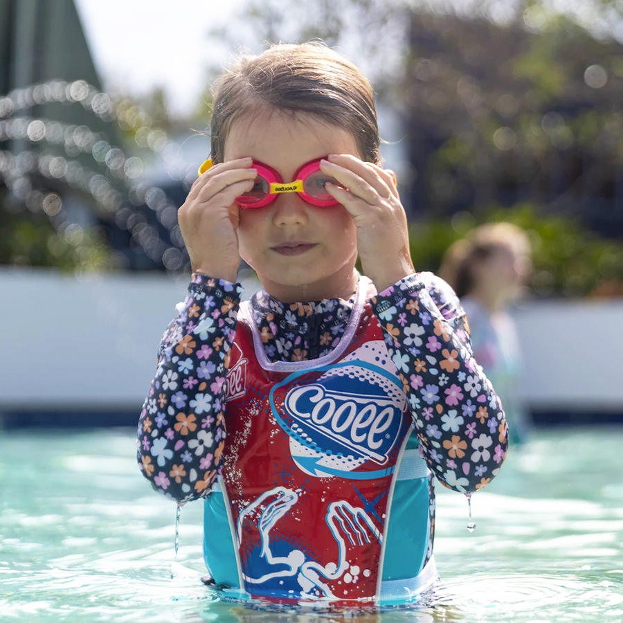 Cooee 15-18kg Swim Kids/Toddler Swimming Water Life Vest Life Jacket Medium 4+