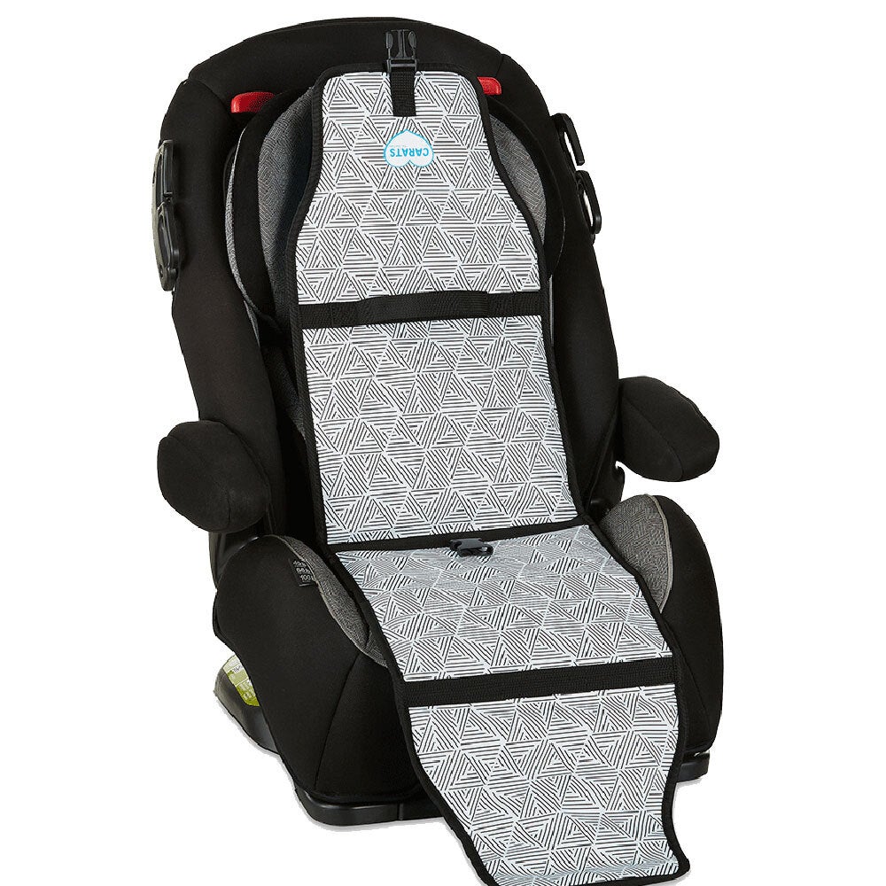 Cool Carats 101cm Car Seat Cooler Accessory for Baby/Infant/Kids Black Stripes