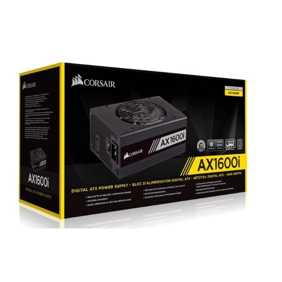 Corsair ATX 1600W AX 80 Plus Titanium Digital Fully Modular Power Supply for PC