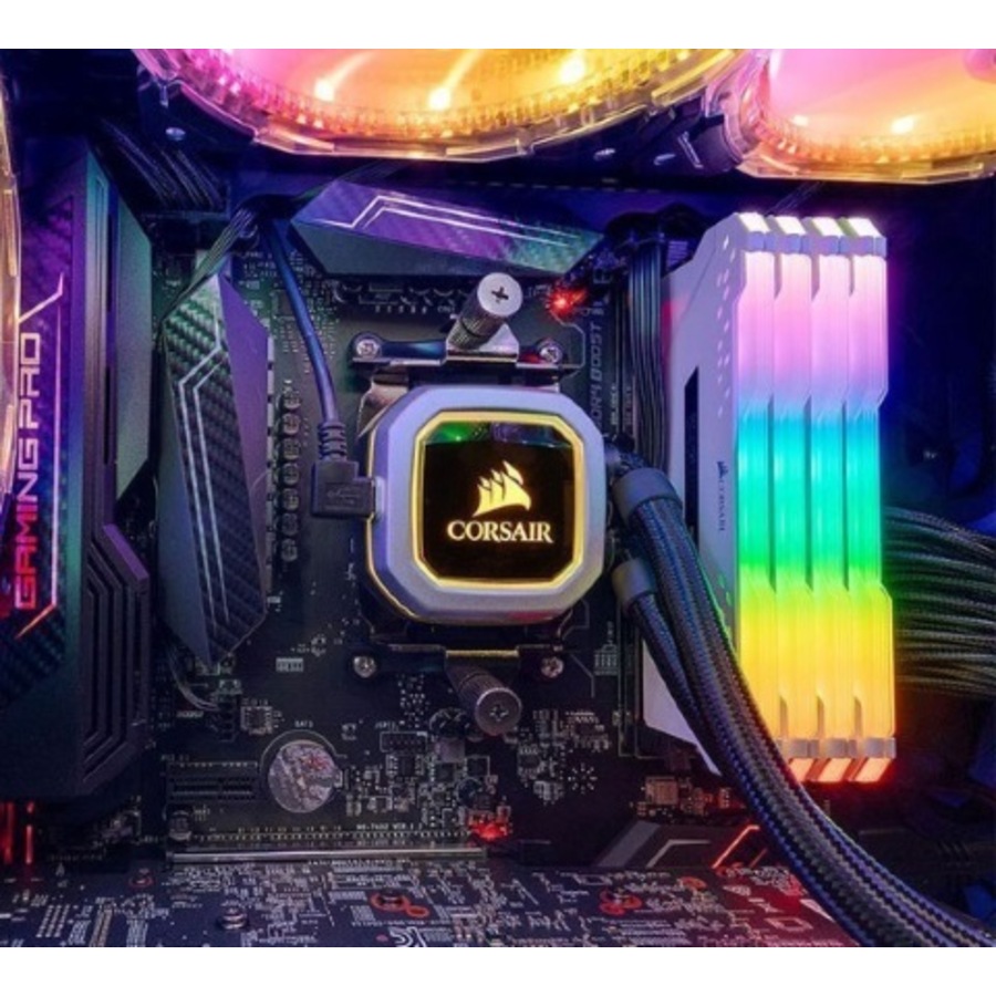 Corsair Vengeance RGB PRO 2x8GB 16GB DDR4 DRAM 3600MHz RAM for Gaming PC White