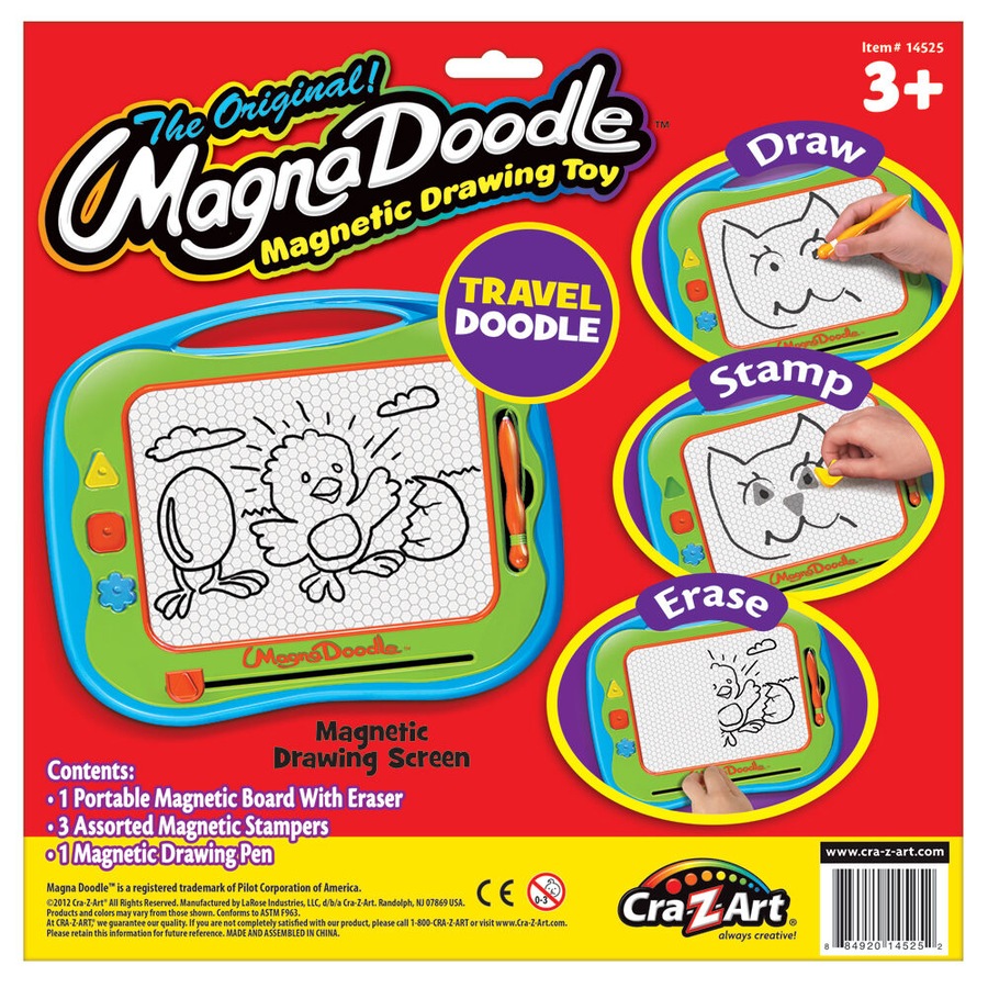 Cra-Z-Art Stationery Magna Doodle Travel Kids Magnetic Drawing Board 3y+
