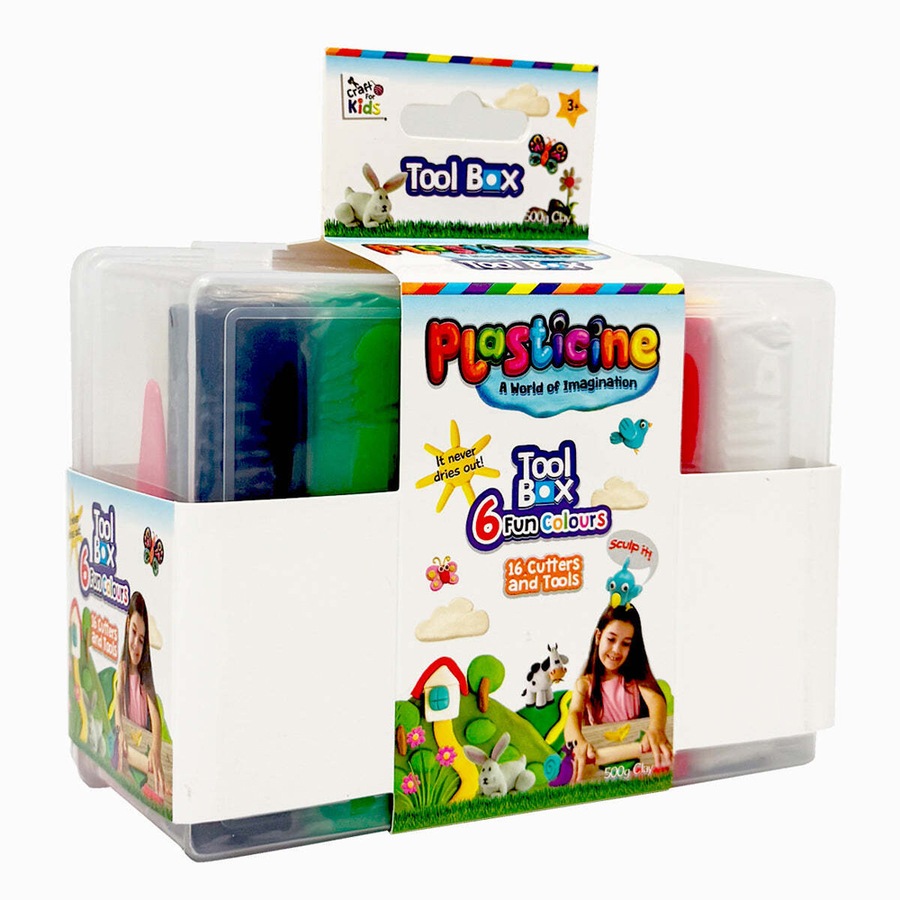 Buy Craft For Kids Plasticine Tool/Work Box Kids/Children Craft Clay ...