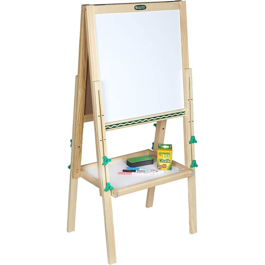 Crayola Wooden Dual-Sided Art Easel 119x45cm Art & Craft Station Kids 3y+