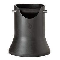Crema Pro 17cm Knock Box Coffee Barista Bin Espresso Grinds Tamp Waste/Bucket BK