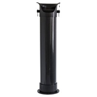 Crema Pro Commercial Knock Bin 860mm Coffee Barista Espresso Waste Bucket Black