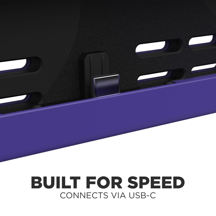 CRKD Nitro Deck Retro Purple Limited Edition For Nintendo Switch w/Carry Case