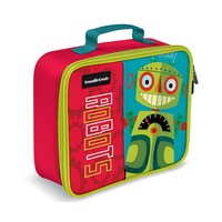 Crocodile Creek Robot Lunchbox/Carry Lunch Bag/Storage for Kids/Children Red/GRN