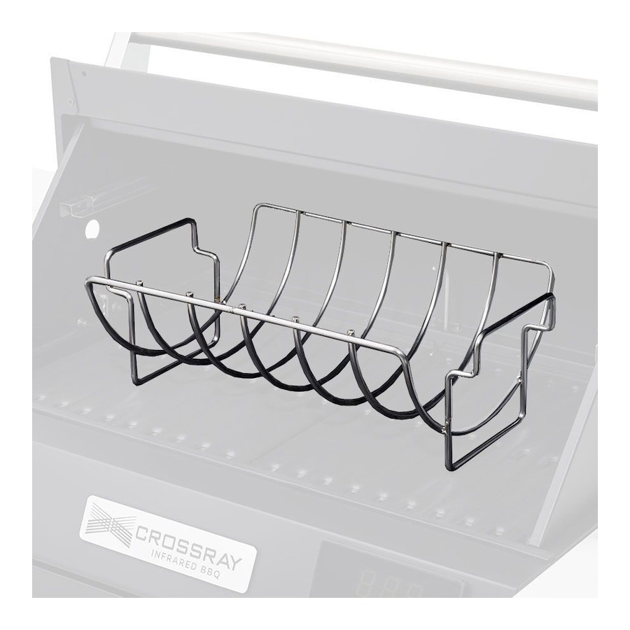 Crossray TCEAC-005 Stainless Steel Portable Roasting Barbecue BBQ Rack Black