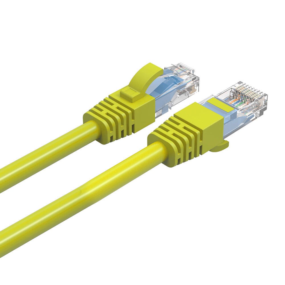 Cruxtec 0.3m CAT6/RJ45 Network Lead Cable LAN Ethernet Internet CAT 6 Cord YL