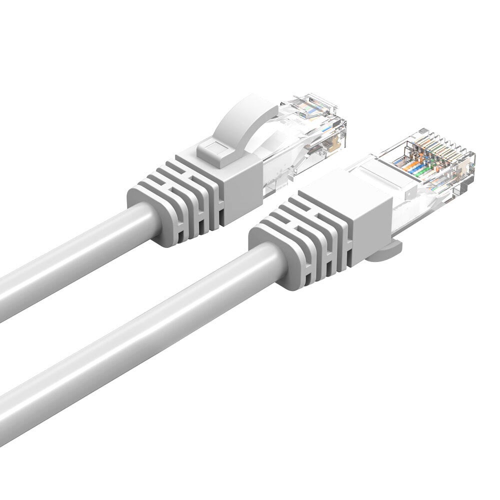 Cruxtec 3m CAT6/RJ45 Network Lead Cable LAN Ethernet Internet Router Cord White