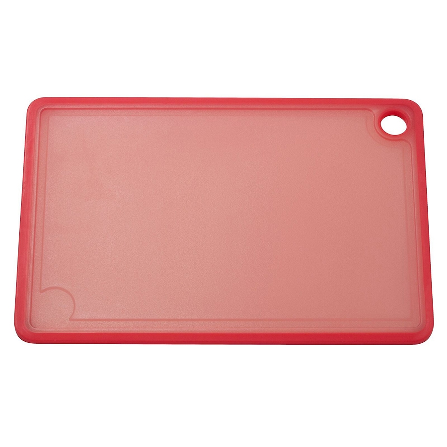 Cuisena Reversible 38x25cm Fruit/Vegetable Chopping Cutting Board Rectangle Red