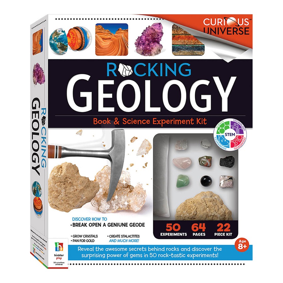 Buy Curious Universe Rocking Geology Book And Science Kit Experiment ...