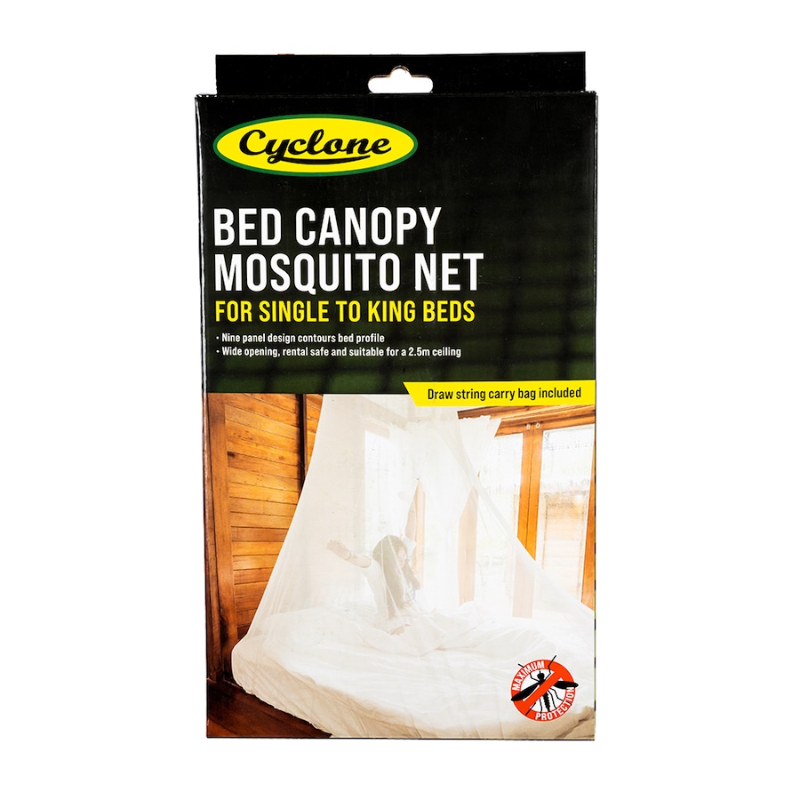 Cyclone King Bed Size Mosquito/Insect Protective Net 2.5m Light Polyester Mesh
