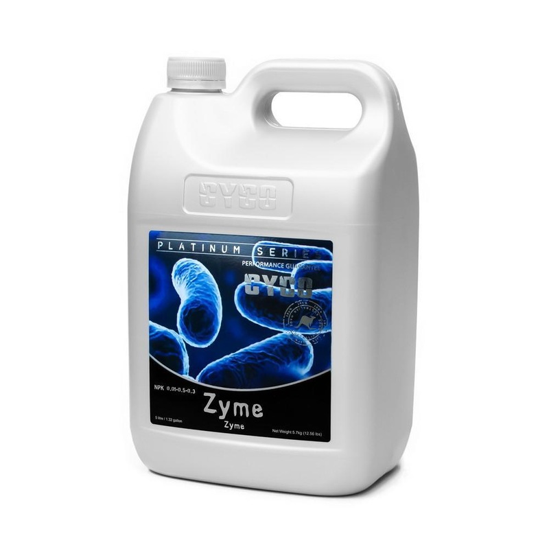 Buy Cyco Platinum Series 5L Zyme Hydroponics Supplement Nutrients for