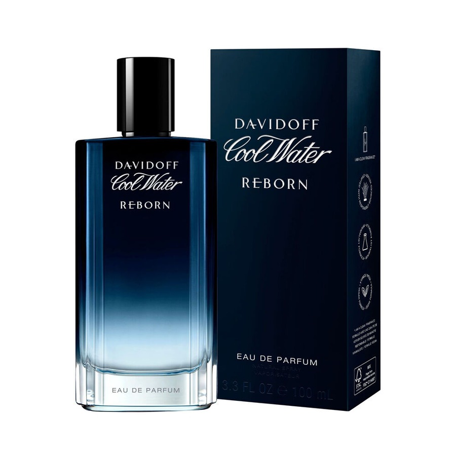 Davidoff Cool Water Reborn EDP Eau De Parfum Fragrance Spray For Men 100ml