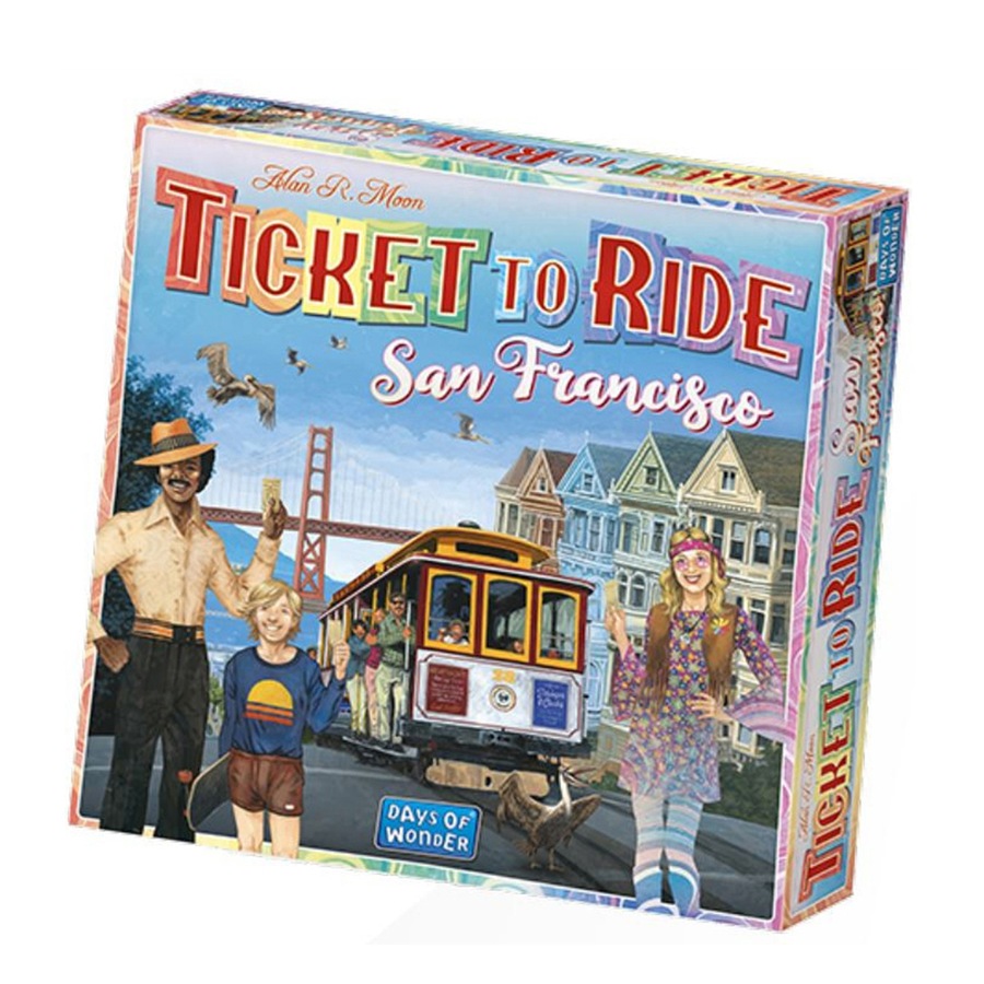 Days of Wonder Ticket to Ride San Francisco Strategy Board Game Kids/Family 8y+