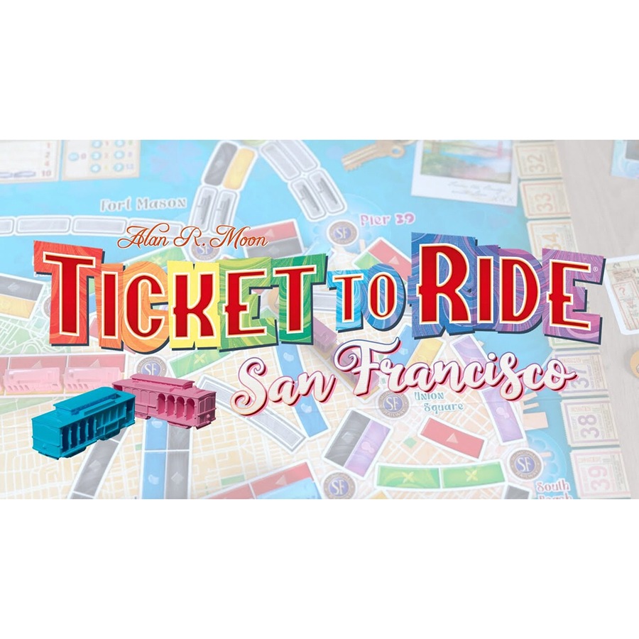 Days of Wonder Ticket to Ride San Francisco Strategy Board Game Kids/Family 8y+