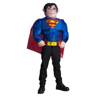 Dc Comics Superman Inflatable Men's Dress Up Party Novelty Costume Top Size OSFM