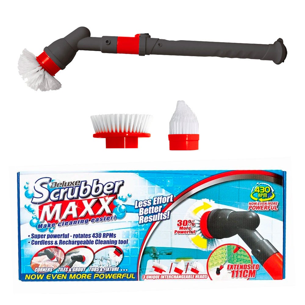 Buy Deluxe 111cm Multi Purpose Extendable Electronic Scrubber Maxx