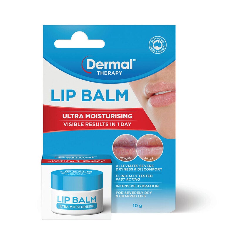 Dermal Therapy 10g Ultra Moisturising Balm/Hydrating Jar for Dry/Chapped Lips