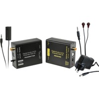 PRO2 Digital Audio Optical Coax CAT5/CAT6 Extender Receiver/Transmitter w/IR