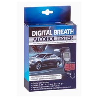 Digital Breath Alcohol Professional Tester LCD Analyser/Breathalyser Test Black