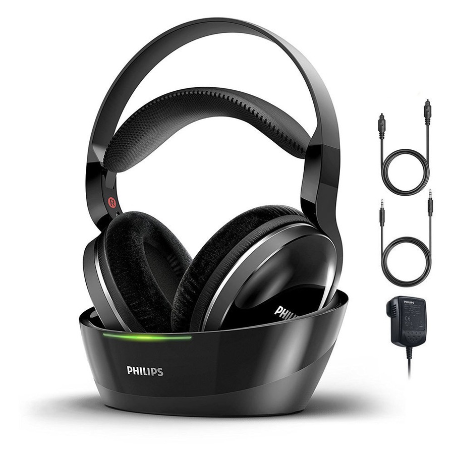 Philips SHD8850 Digital Wireless Headphones/Hi-Res Audio for TV/3.5mm/Optical
