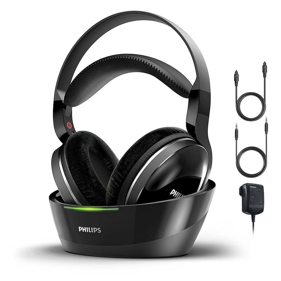Philips SHD8850 Digital Wireless Headphones/Hi-Res Audio for TV/3.5mm/Optical